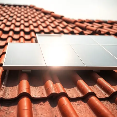 Montaż paneli fotowoltaicznych na dachu z dachówką