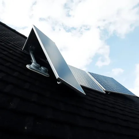 Montaż paneli fotowoltaicznych na dachu z papy