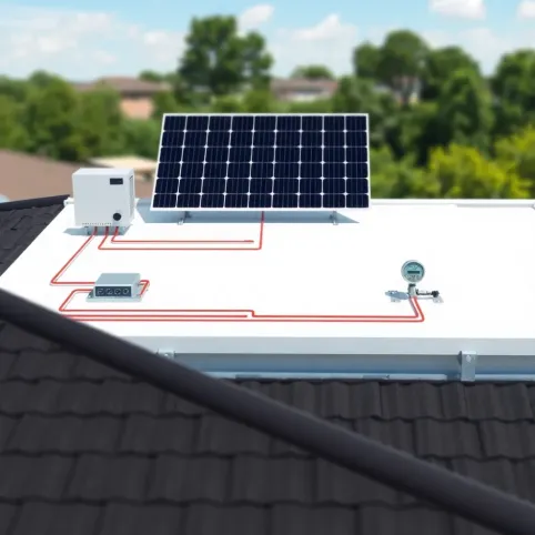 Montaż paneli fotowoltaicznych schemat