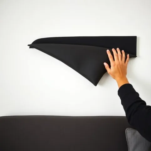 Montaż paneli tapicerowanych na ścianie