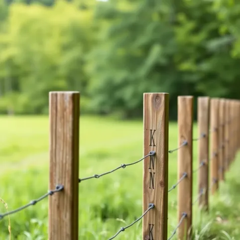 Montaż słupków ogrodzeniowych KNR