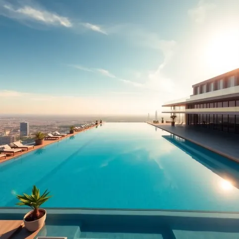 Najlepsze hotele z basenem na dachu