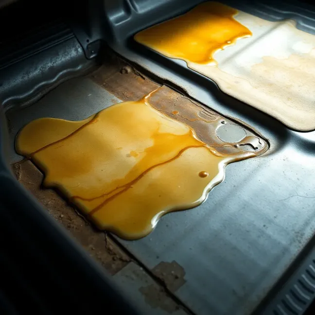 Naprawa podłogi w samochodzie żywicą