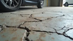 Naprawa posadzki betonowej w garażu
