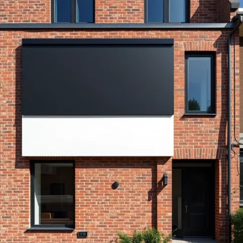 Nowoczesna elewacja starego domu