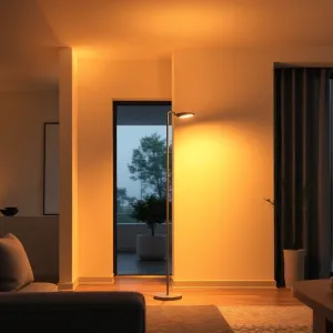 Nowoczesna lampa podłogowa LED