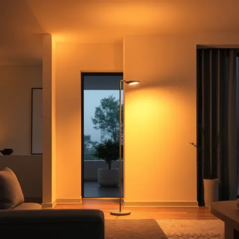 Nowoczesna lampa podłogowa LED