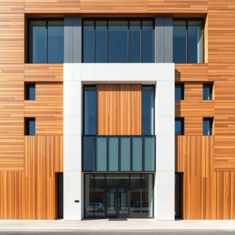 Nowoczesne elewacje z drewnem
