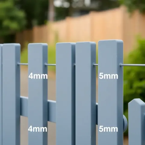 Ogrodzenie panelowe fi 4 czy fi 5