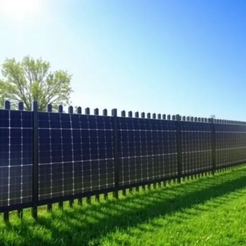 Ogrodzenie z paneli fotowoltaicznych