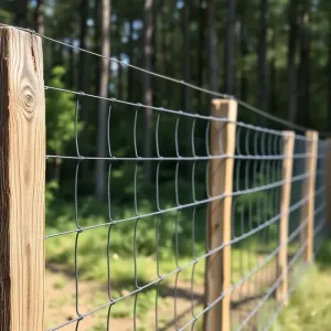 Ogrodzenie z siatki leśnej co ile słupki