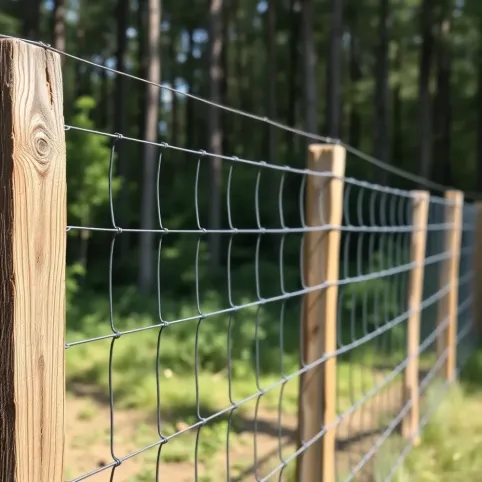 Ogrodzenie z siatki leśnej co ile słupki