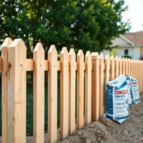 Ogrodzenie ze sztachet cena robocizny