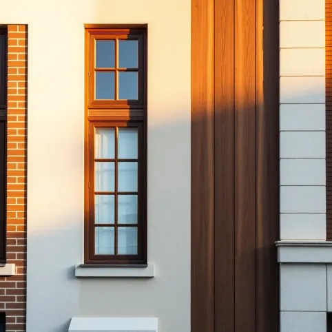 Okna orzech jaka elewacja