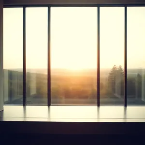 Okno od podłogi do sufitu