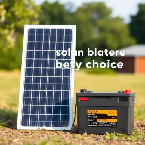 Panel słoneczny 50W jaki akumulator