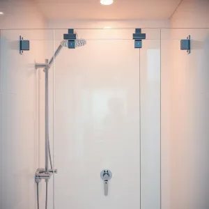 Panel szklany do łazienki prysznic