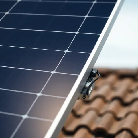 Panel z mikroinwerterem