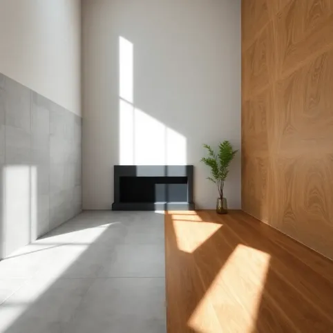 Panele czy płytki w salonie