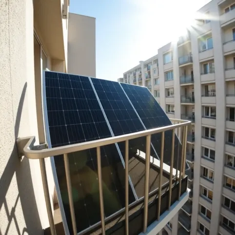 Panele fotowoltaiczne na balkon w bloku