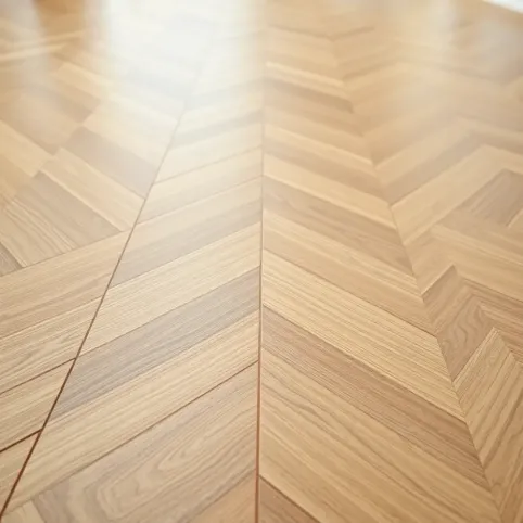 Panele jak parkiet w jodełkę