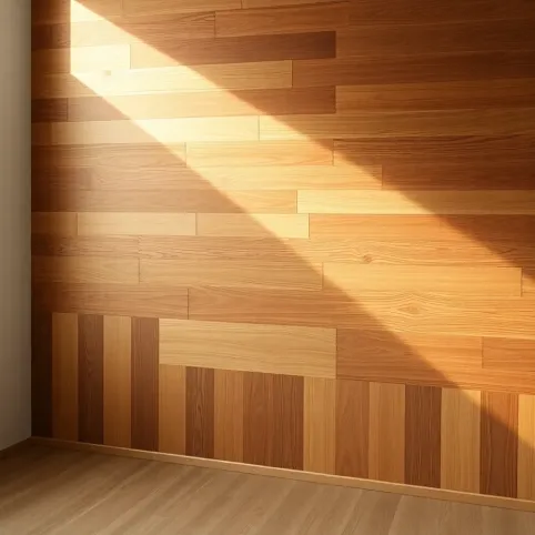 panele na ścianę drewniane