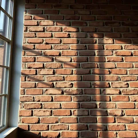 Panele ścienne samoprzylepne Cegła