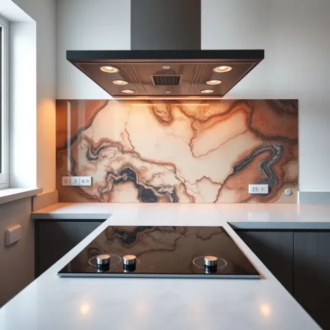 Panele szklane do kuchni na wymiar