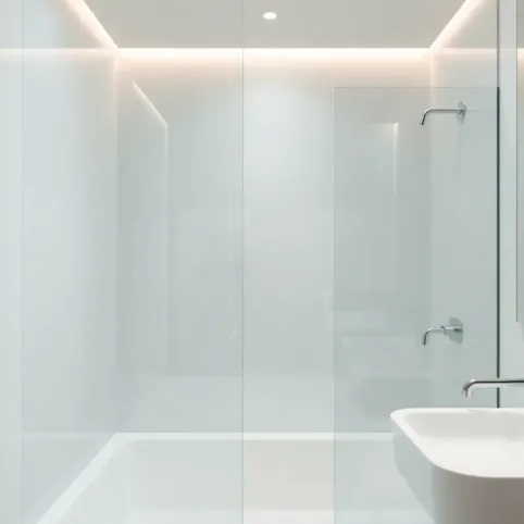 Panele szklane do łazienki na wymiar