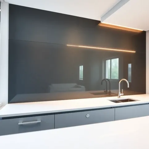 Panele szklane na ścianę w kuchni