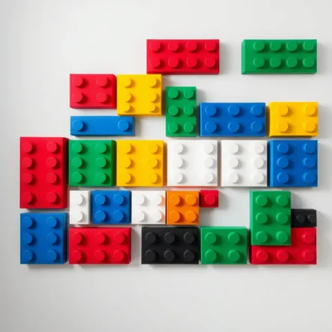 Panele tapicerowane dla dzieci LEGO