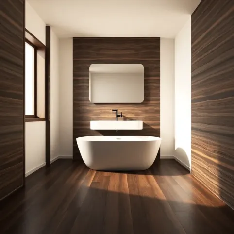 panele winylowe w łazience