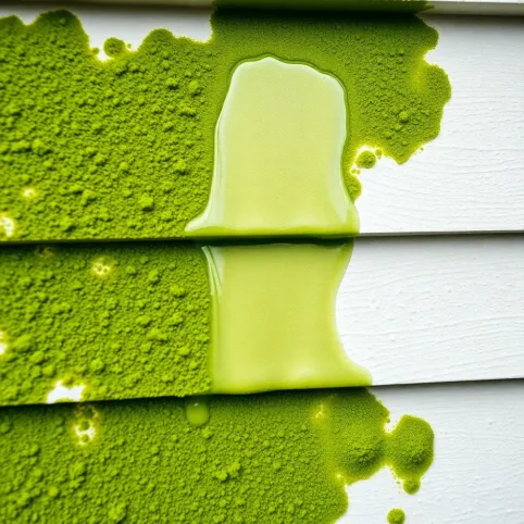 Płyn na glony na elewacji