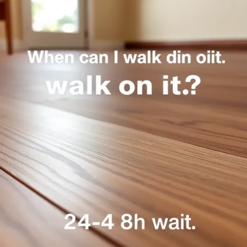 Po jakim czasie można chodzić po panelach