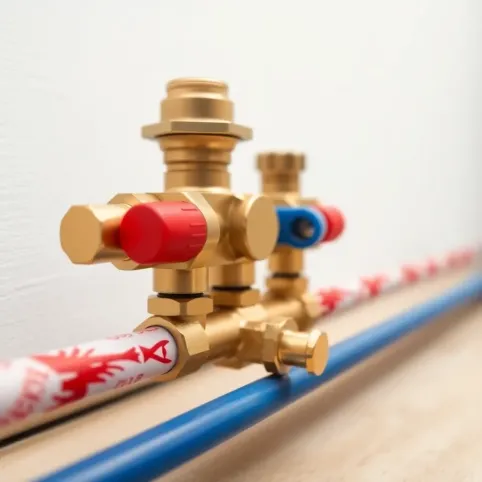 Podłączenie ogrzewania podłogowego do rozdzielacza