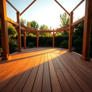 Podłoga drewniana do altany ogrodowej