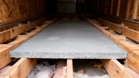 Podłoga na legarach na betonie