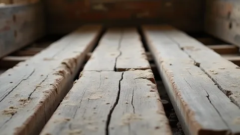 Podłoga na legarach w starym domu