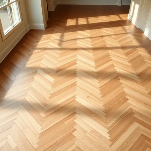 podłoga w jodełkę