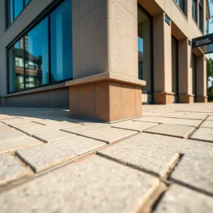 Połączenie elewacji z kostka