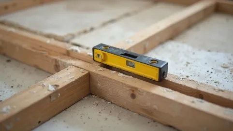 Poziomowanie podłogi na legarach