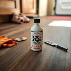 Preparat do naprawy podłogi w kempingu