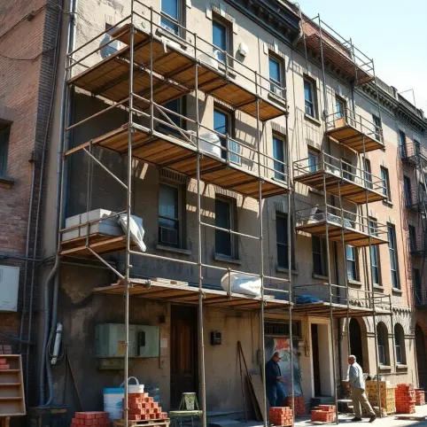 Remont elewacji kamienicy koszt