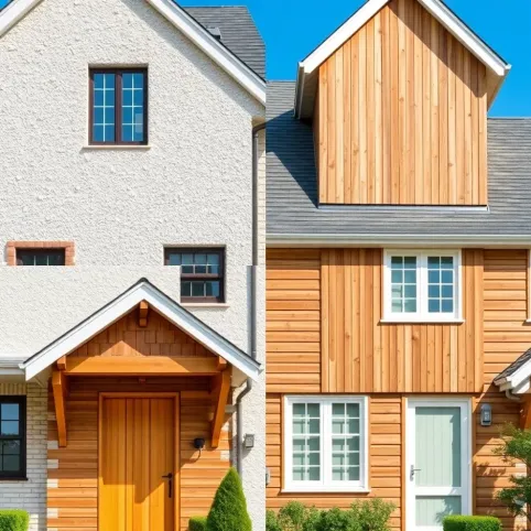 rodzaje elewacji domów jednorodzinnych