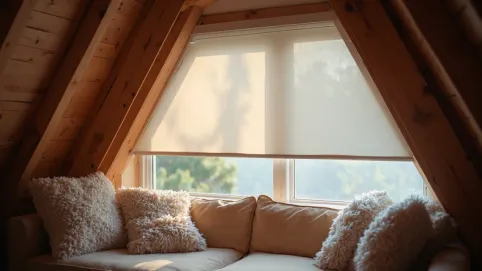 Rolety na okna dachowe bez wiercenia