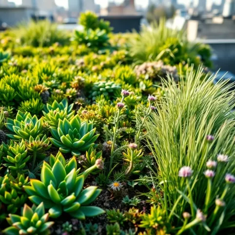 Rośliny na zielony dach