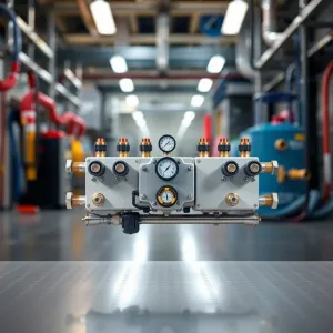 Rozdzielacz do podłogówki 16 sekcji z pompą