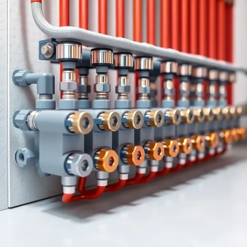 Rozdzielacz do podłogówki 18 sekcji