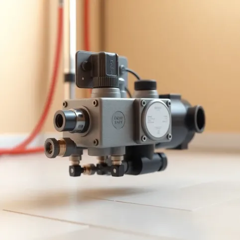 Rozdzielacz do podłogówki 2 sekcji z pompą