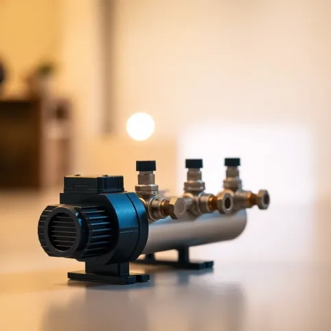 Rozdzielacz do podłogówki 4 sekcje z pompą